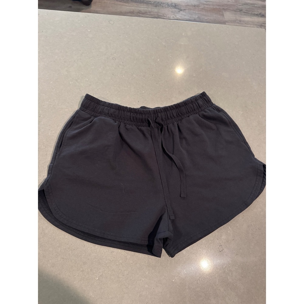 Rebel‎ Sky Womens Black Athletic Lounge Shorts Drawstring xl